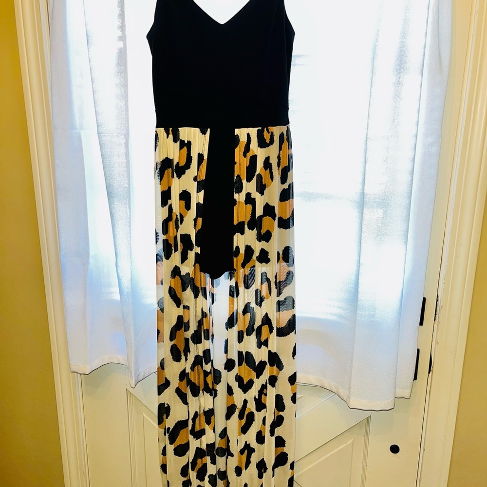 Leopard Print Romper